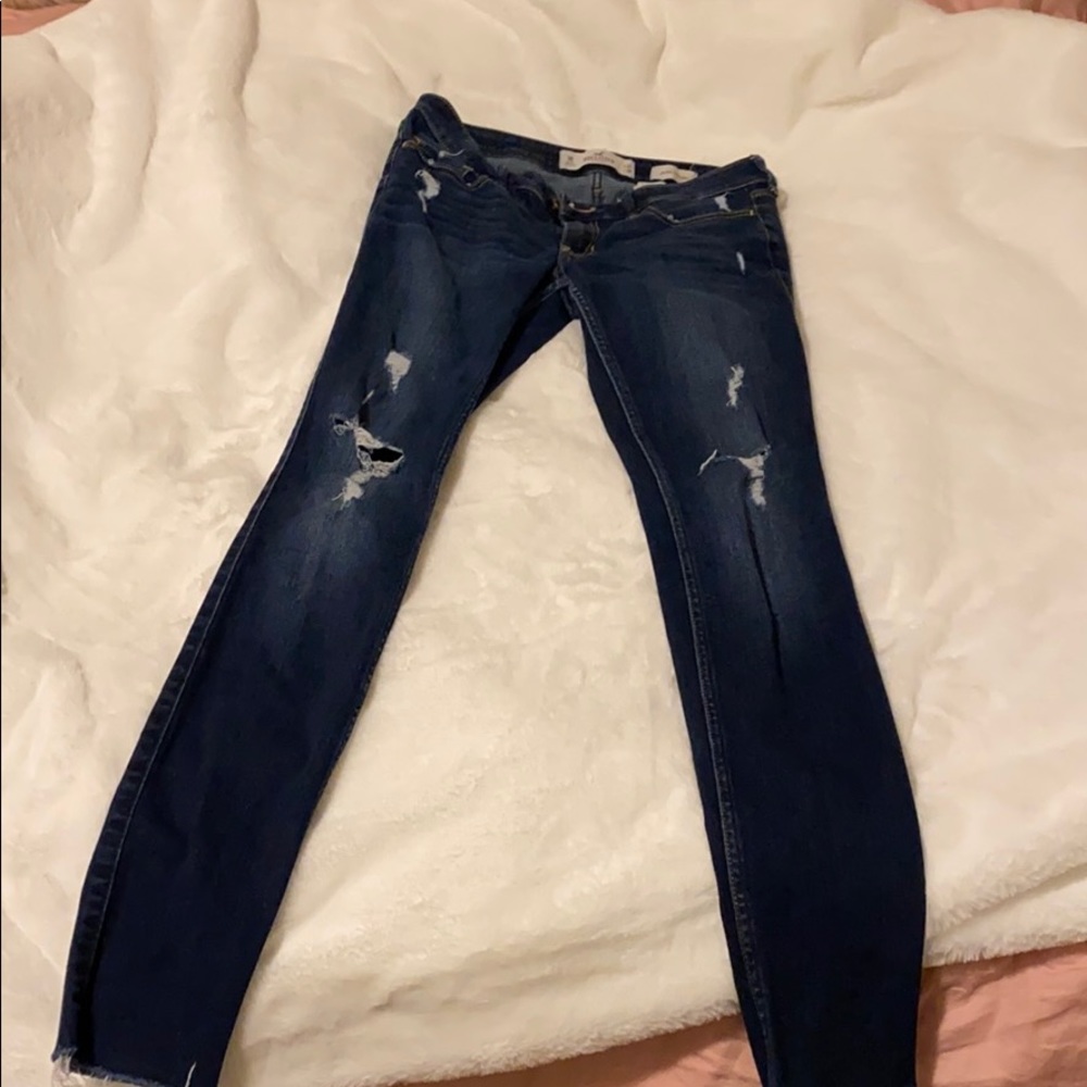 Hollister ripped jeans